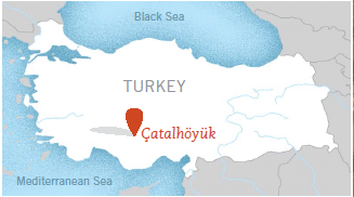 Catalhoyuk Map