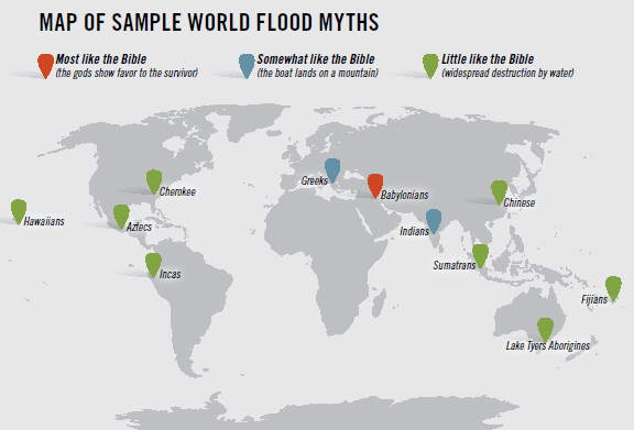 Map of Flood Myths