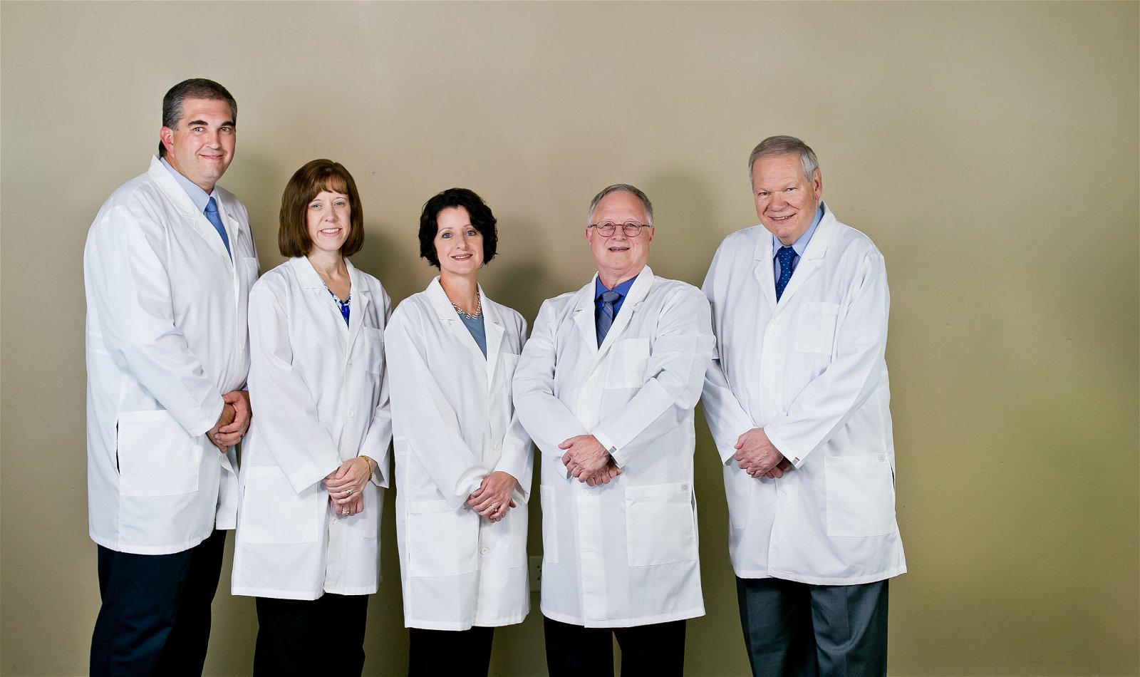 Dr. Menton with a group of doctors.