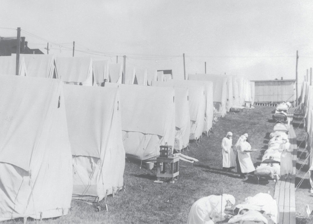 Influenza Camp, 1918