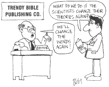 Bible Versions cartoon