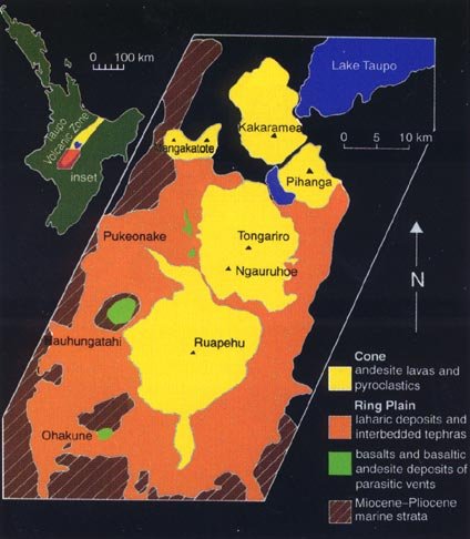 Mt. Ngauruhoe map