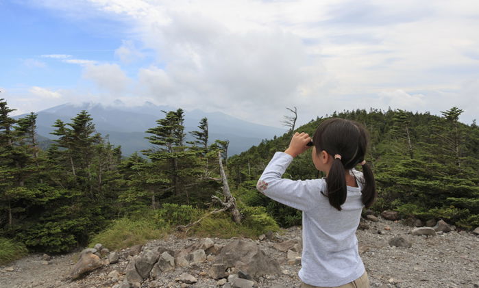 Girl with Binoculars