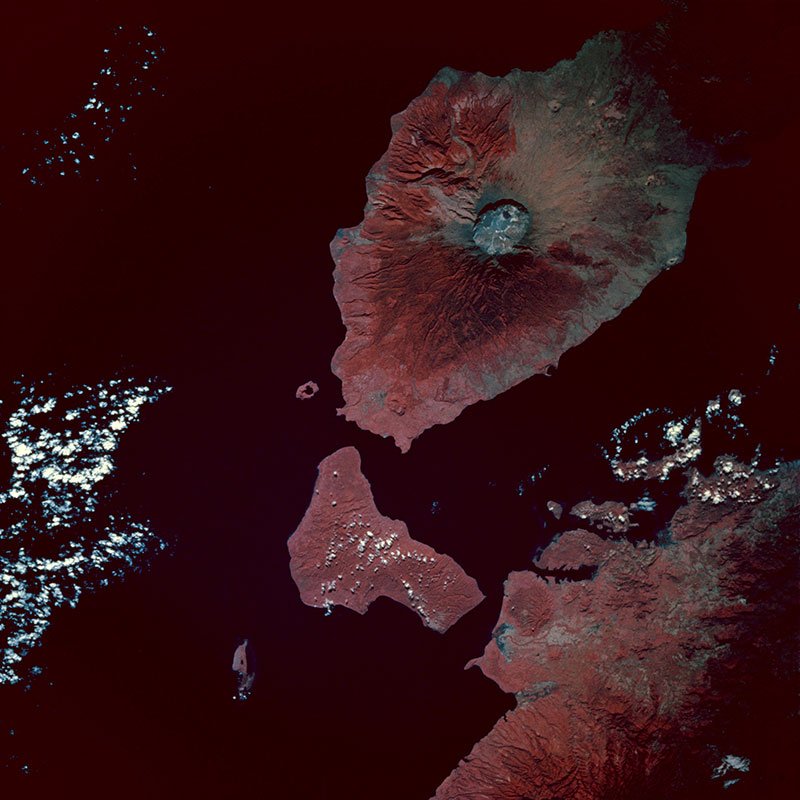 Mt. Tambora crater