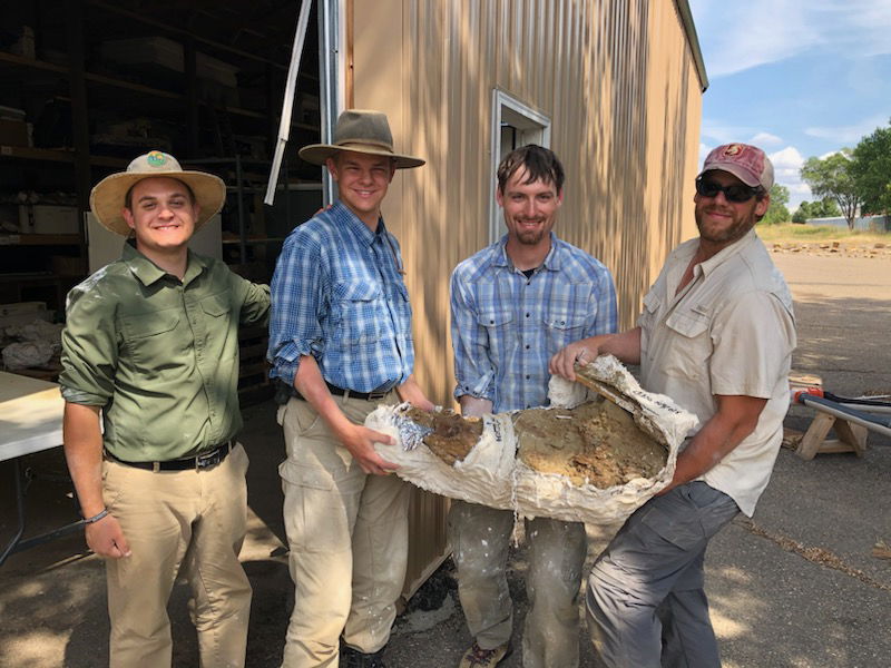 Kyle, Joshua, Aaron, and Jason with the pubic bones