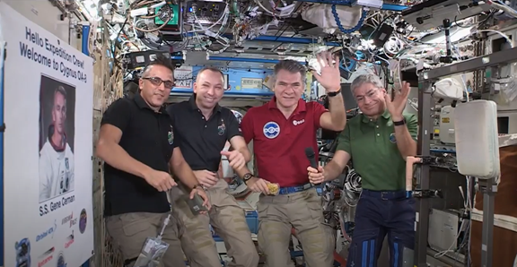 Astronauts Celebrating Thanksgiving