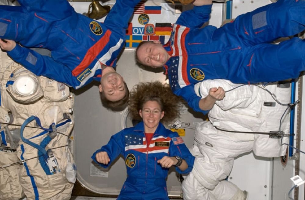Astronauts in Microgravity