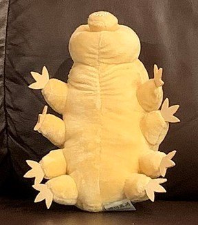 Stuffed toy tardigrade.