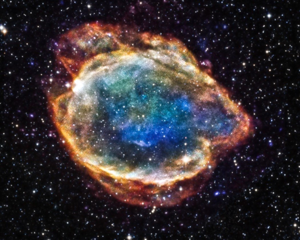 Remnant of supernova