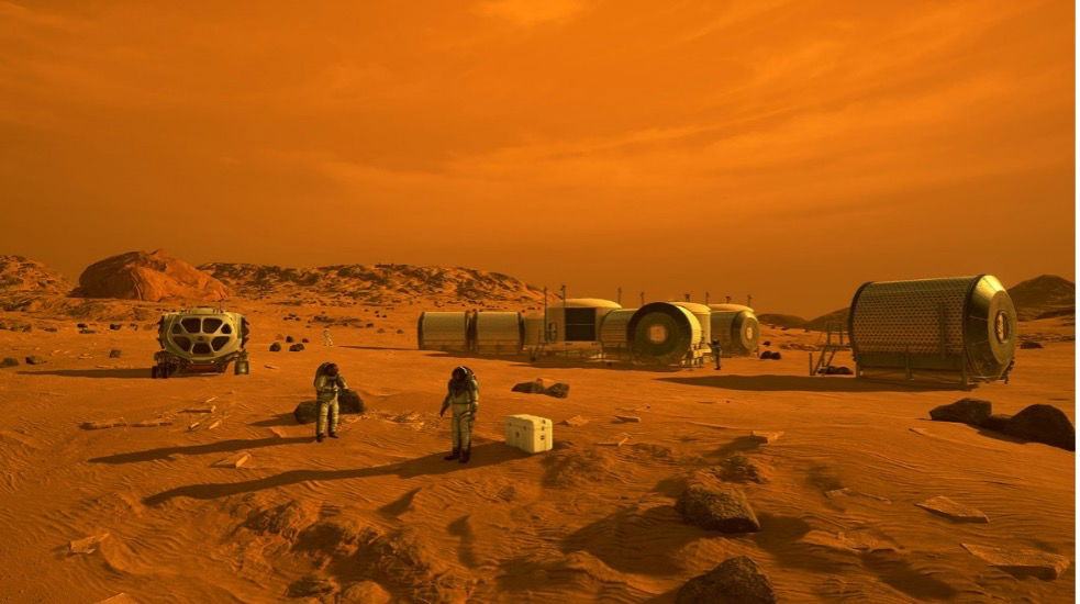 Astronauts on Mars