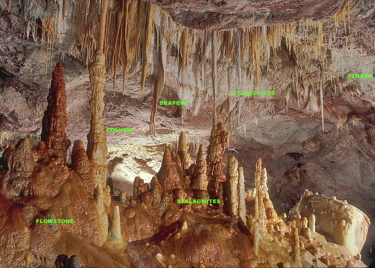 Common speleothems