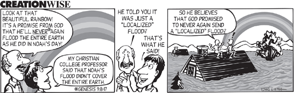 Global Flood Cartoon