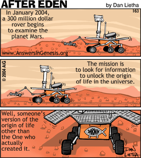 Mars Rover Cartoon