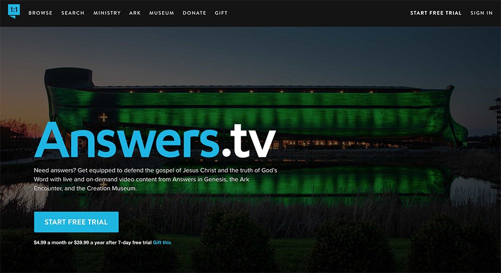 Answers in Genesis Launches Video Streaming Service Focusing on Social Issues, Science, and Christian Doctrine