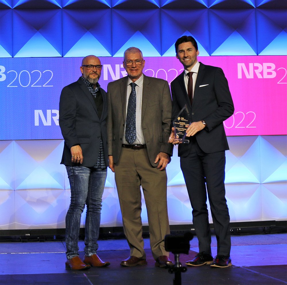 Ken Ham and Ben Wilt with NRB Award