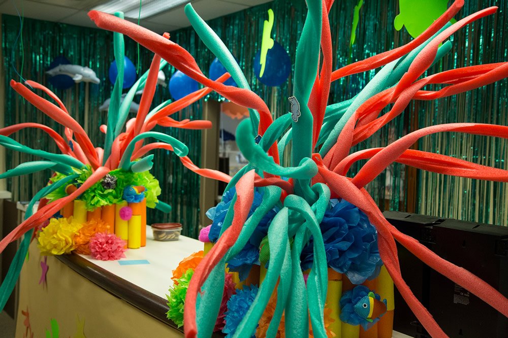 Pool Noodle Coral Craft