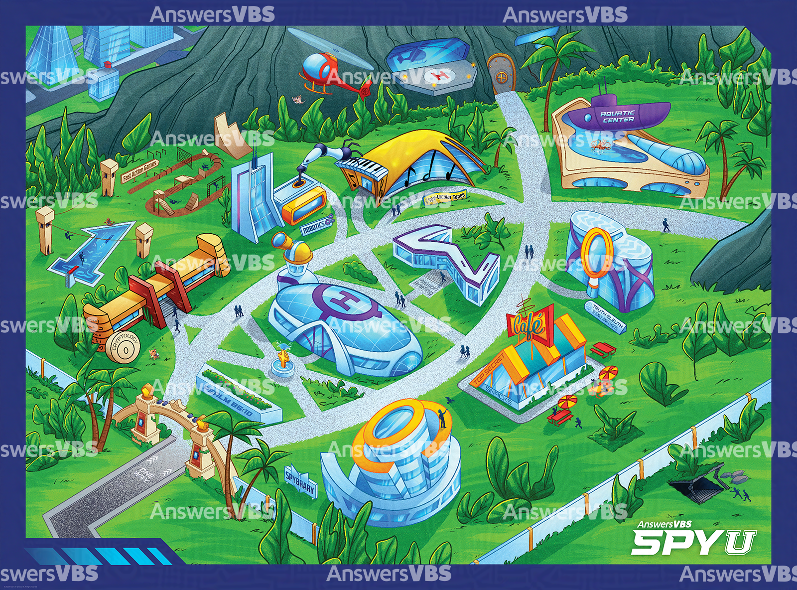 Spy U Campus Map