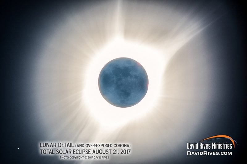 Solar Eclipse with Lunar Detail