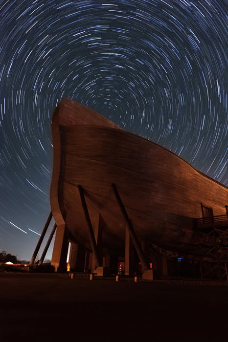 Star Trails at the Ark Encounter