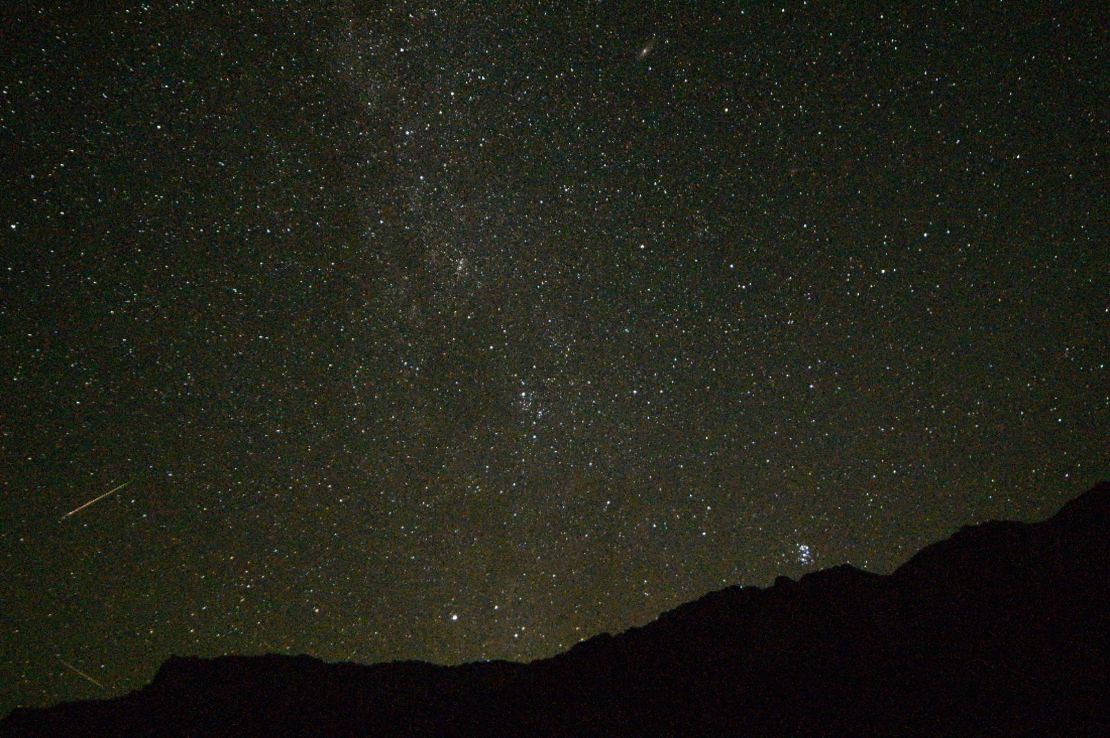 Two Meteor Trails