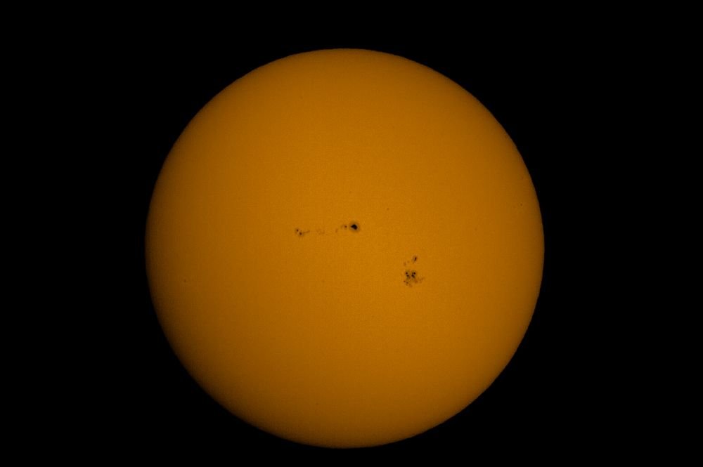 Sunspots on September 4, 2017
