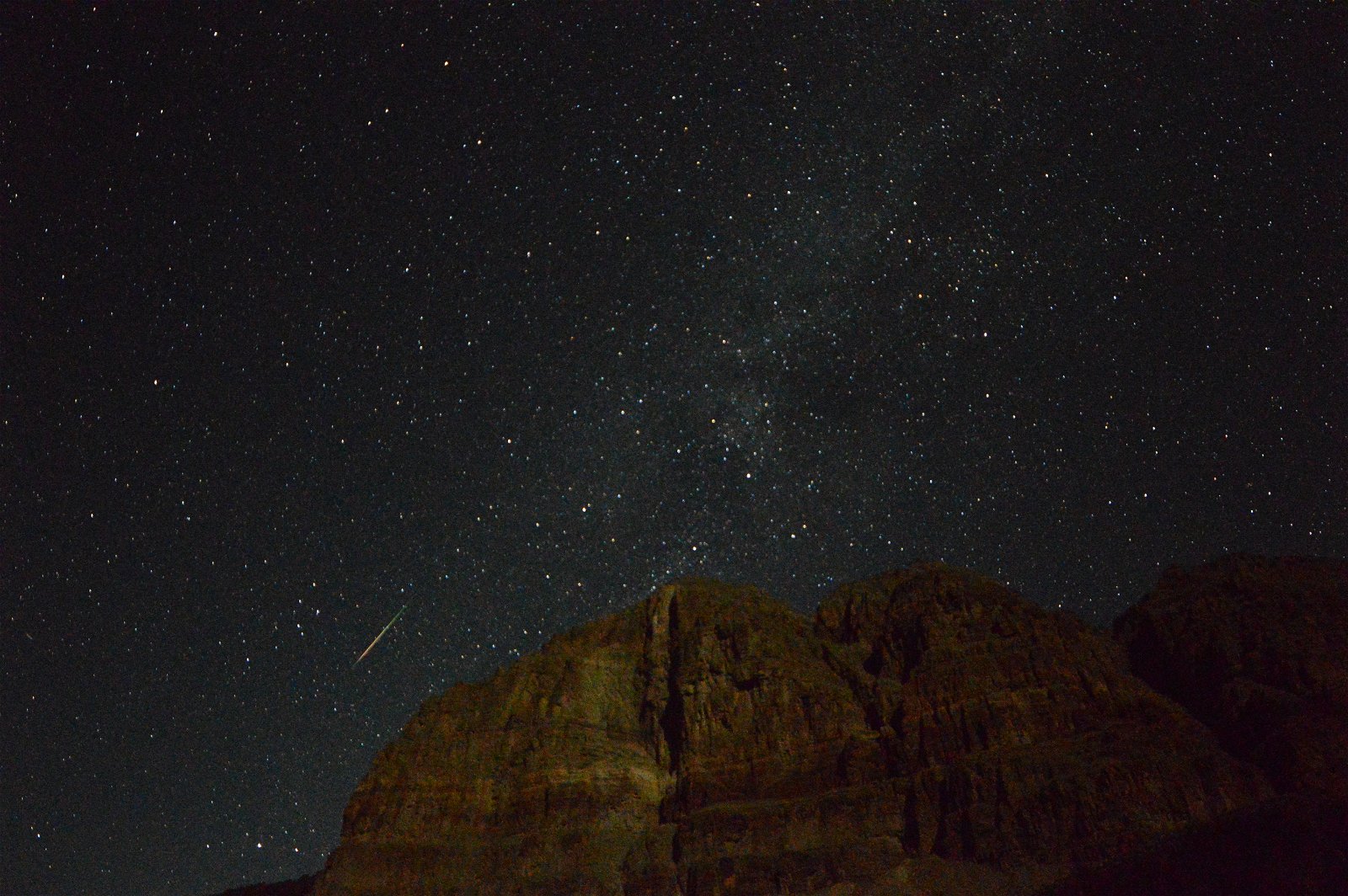 2020 Perseid meteor shower from the Grand Canyon