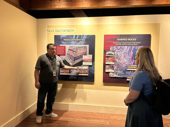 Florida group at Ark Encounter exhibits