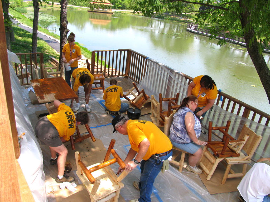 Volunteers at the Creation Museum