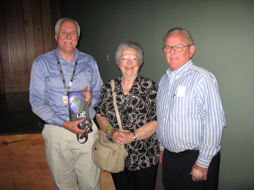 Mark Looy with Couple Celebrating Their 50th Wedding Anniversary