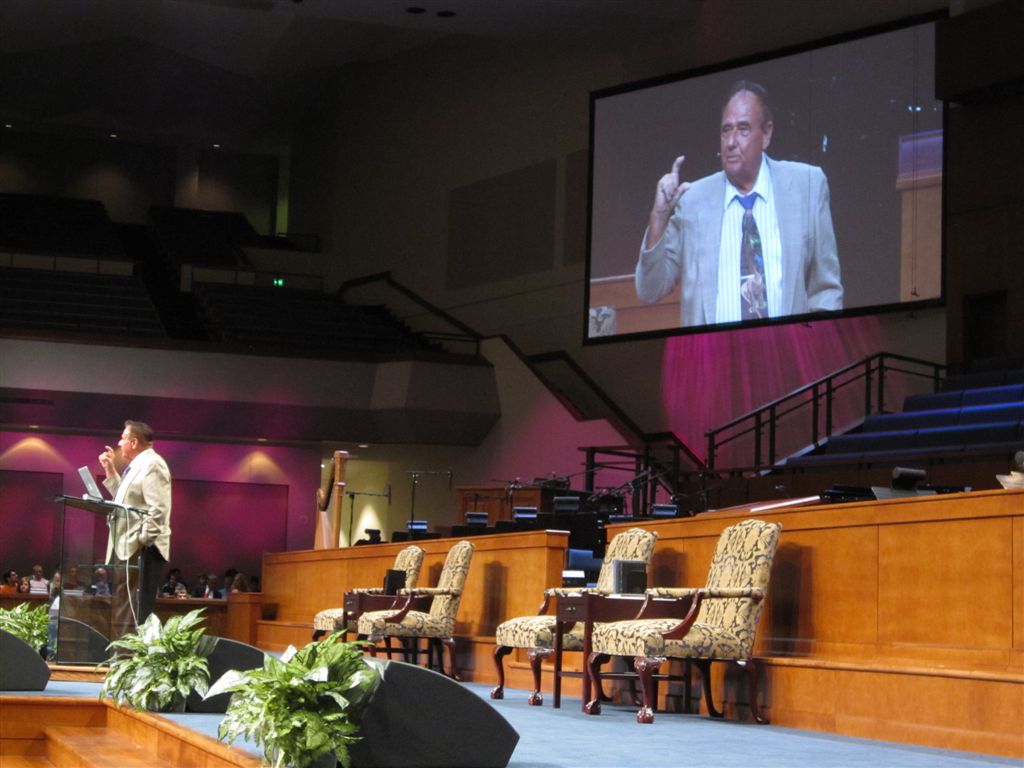 Dr. Gary Parker speaking Sunday evening