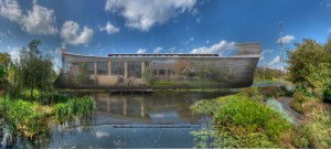 Ark Encounter over Creation Museum