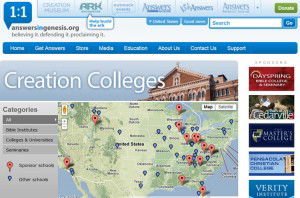 Creation Colleges website