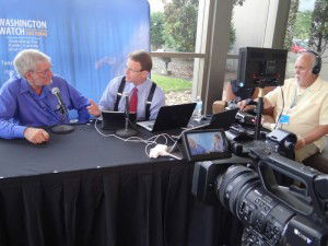 Ken talking with Tony Perkins of the Family Research Council