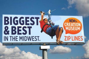 Zip line billboard 1