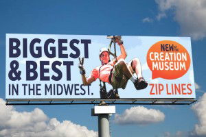 Zip line billboard 2