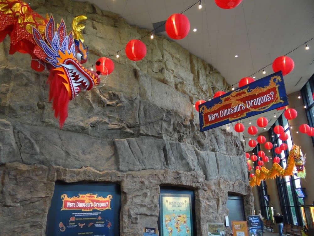 Dragon Legends exhibit at the Creation Museum
