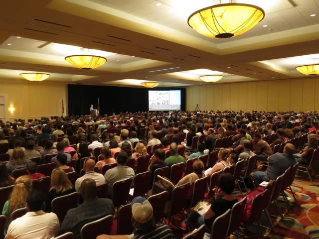 Texas Homeschool Coalition conference auditorium