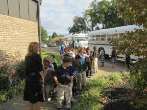 Students gathering