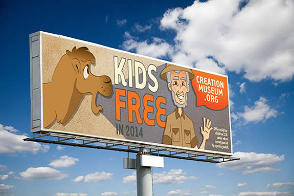 Kids Free Billboard