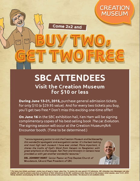 SBC Attendees Invited to the Creation Museum