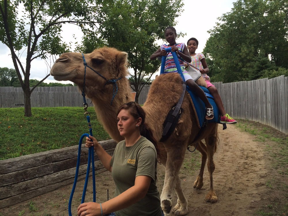 Riding Gomer the Camel