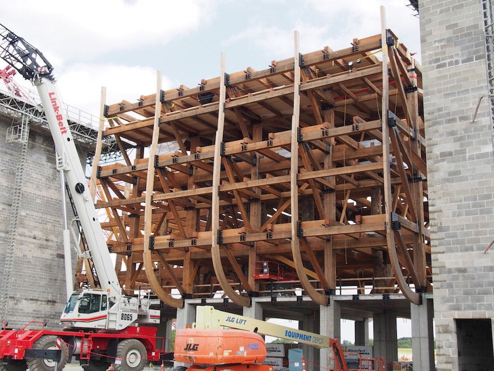 Wooden Structure From the Back