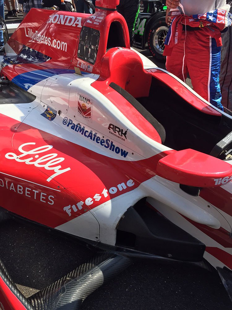 Conor Daly’s car at Indy 500