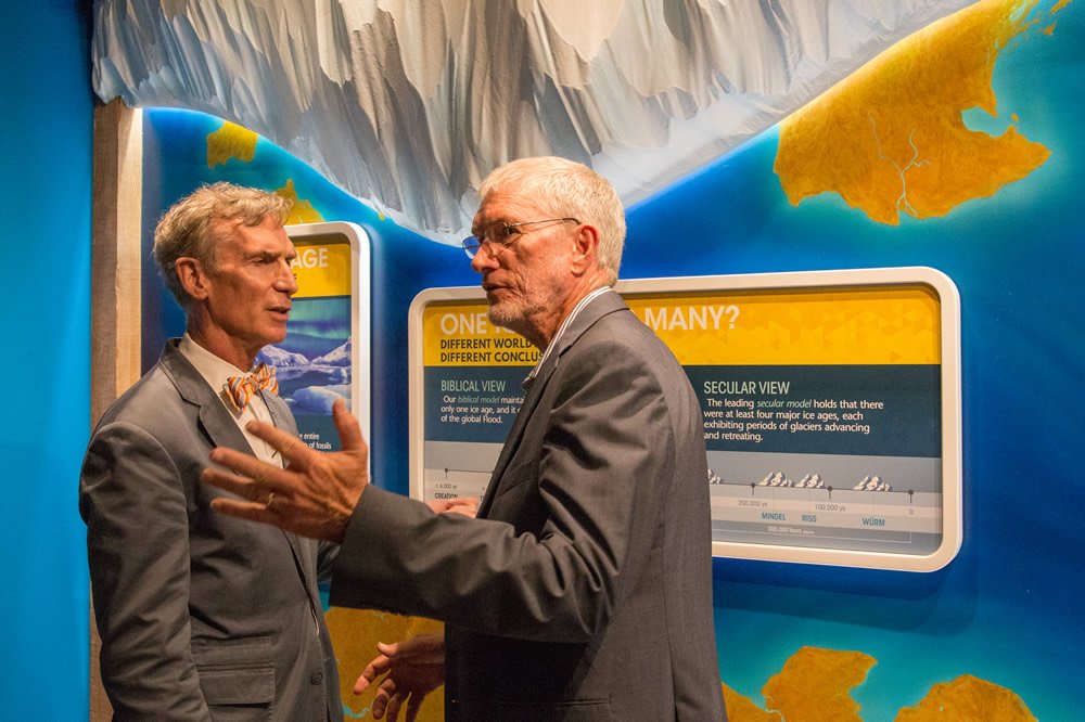 Bill Nye and Ken Ham Tour the Ark