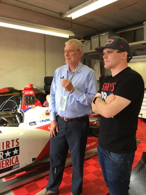 Conor Daly with Ken Ham