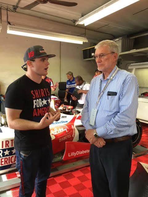 Conor Daly with Ken Ham