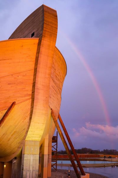 Rainbow over Ark Encounter