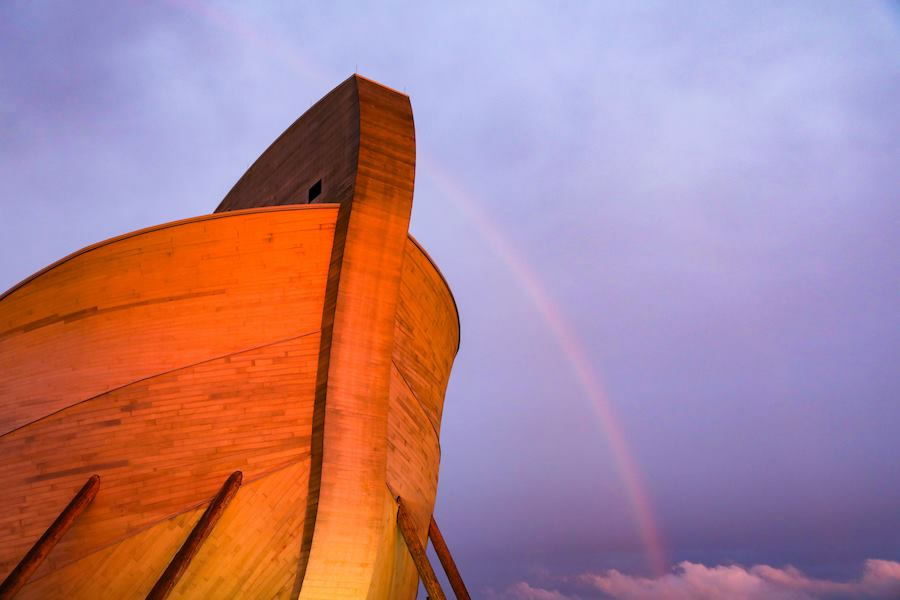 Rainbow over Ark Encounter