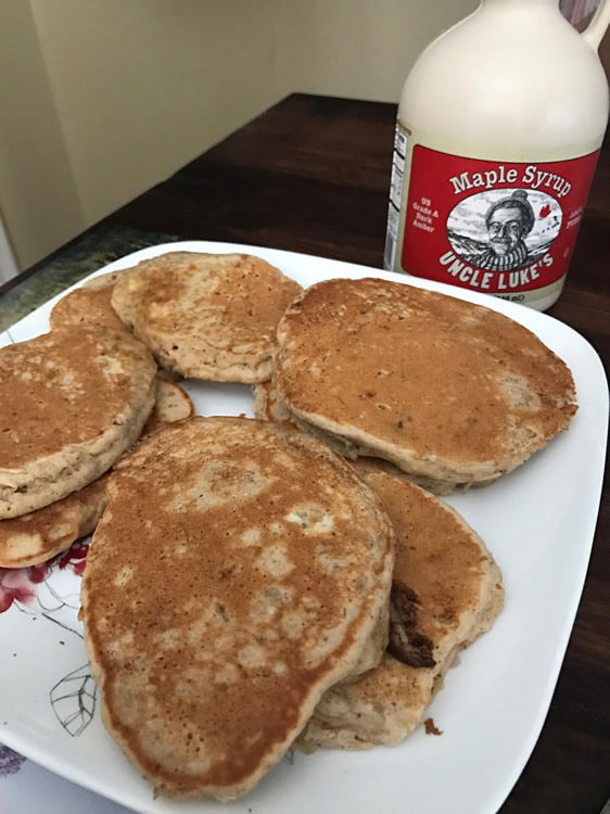 Banana and Nut Pancakes