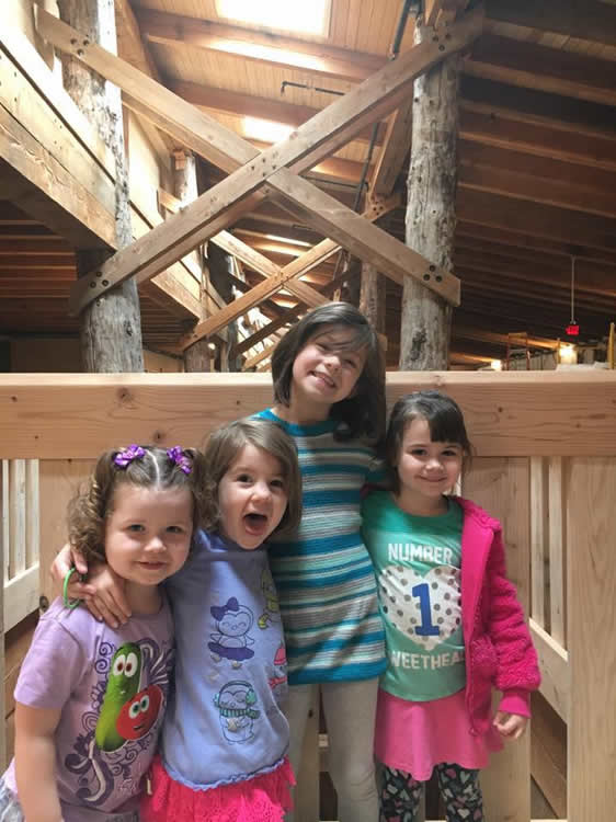 Granddaughters at Ark Encounter